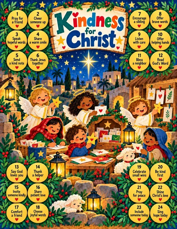 Advent Kindness Mission Boards