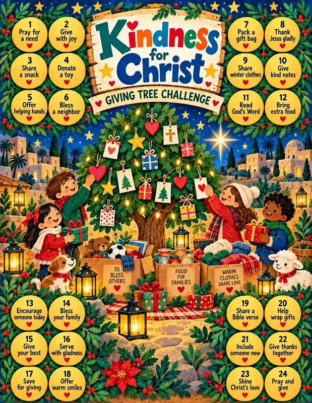 Advent Kindness Mission Boards