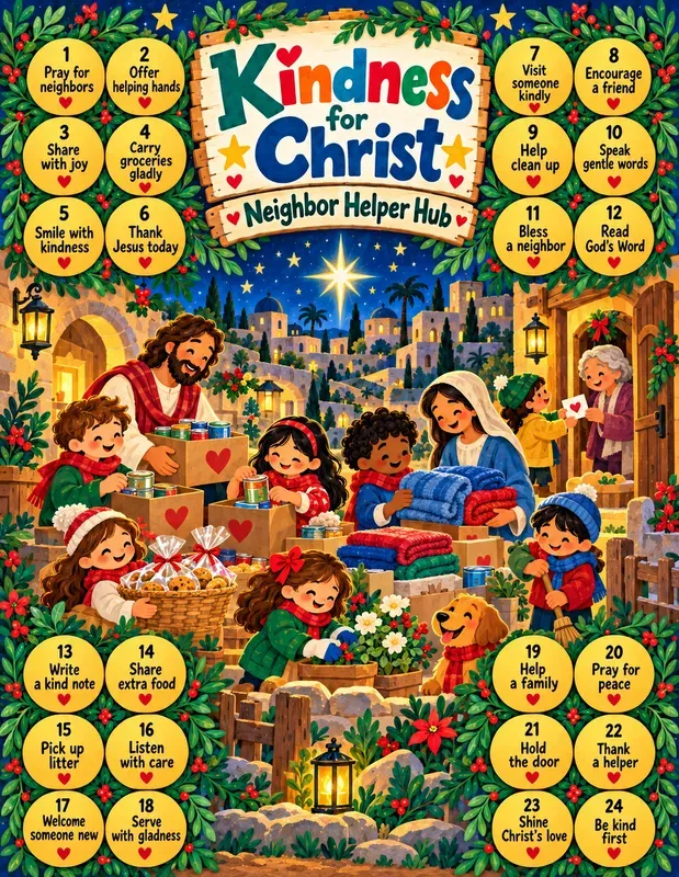 Advent Kindness Mission Boards