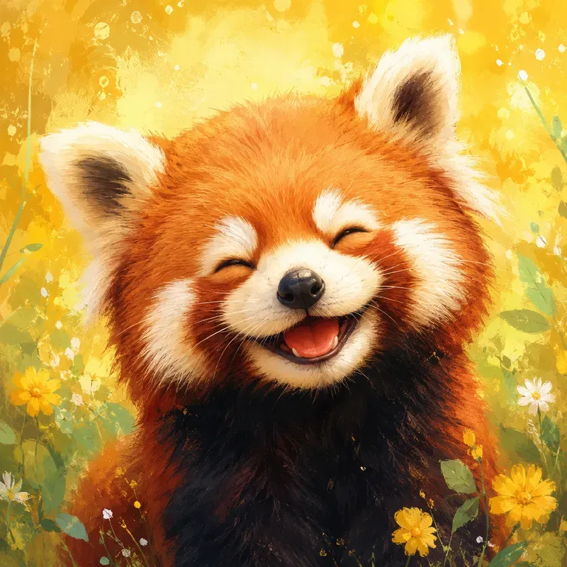 Joyful Whimsical Animal Portraits
