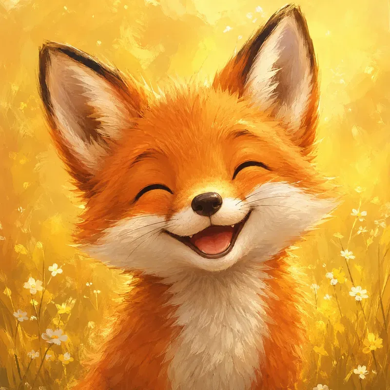 Joyful Whimsical Animal Portraits