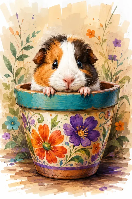 Tiny Animals In Oversized Objects