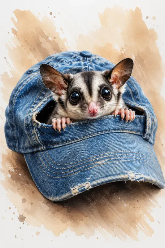 Tiny Animals In Oversized Objects