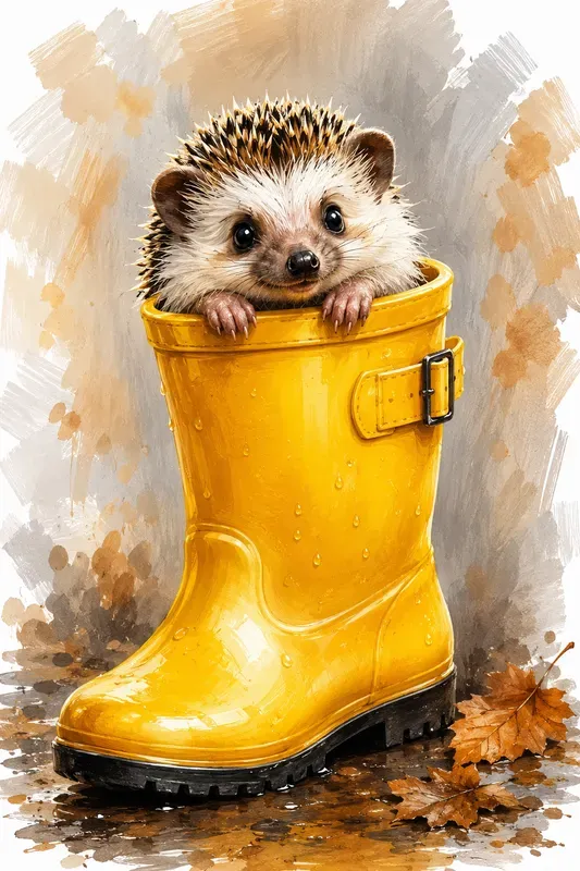 Tiny Animals In Oversized Objects