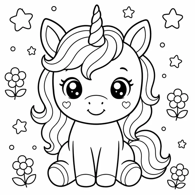 Cute Animal Coloring Pages
