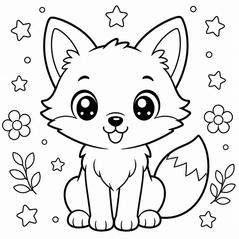 Cute Animal Coloring Pages