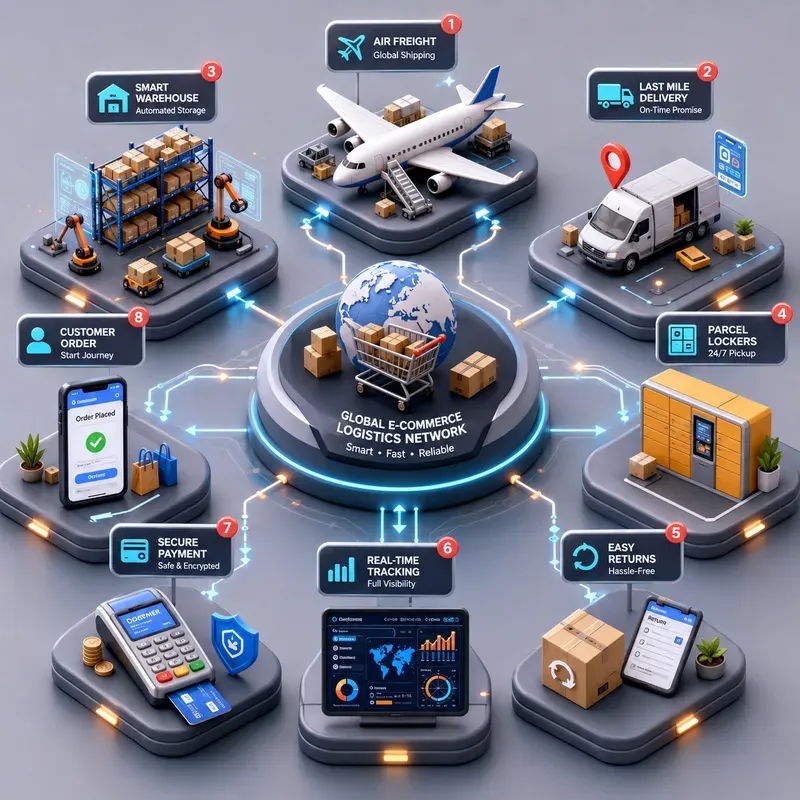 3D Isometric Tech Infographics