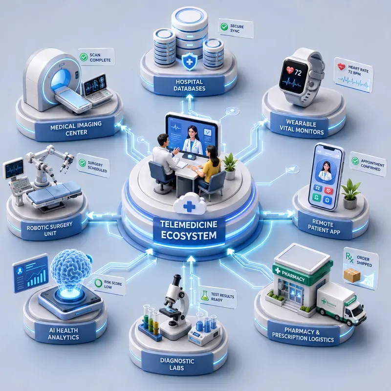 3D Isometric Tech Infographics