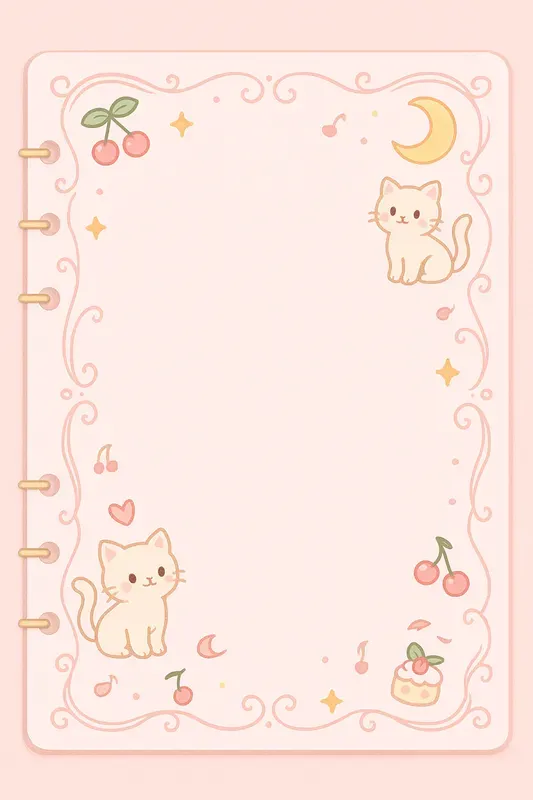 Cute Notebook Page Interiors