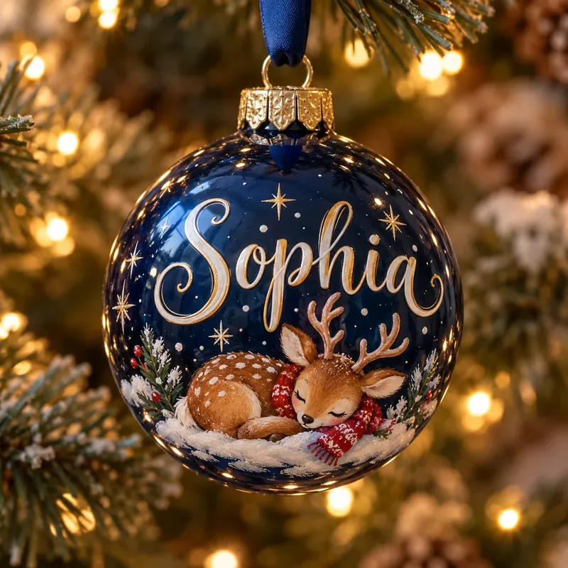 Handpainted Name Ornament Photos