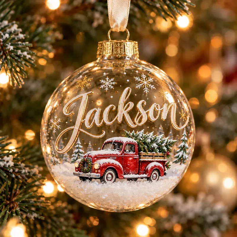 Handpainted Name Ornament Photos