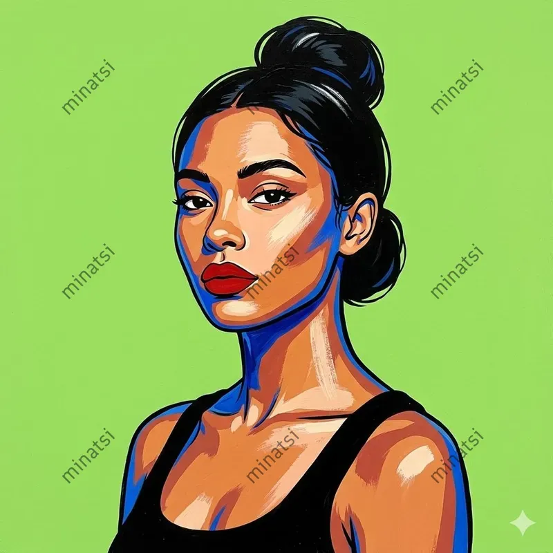 Pop Art Graphic Fauvist Portraiture
