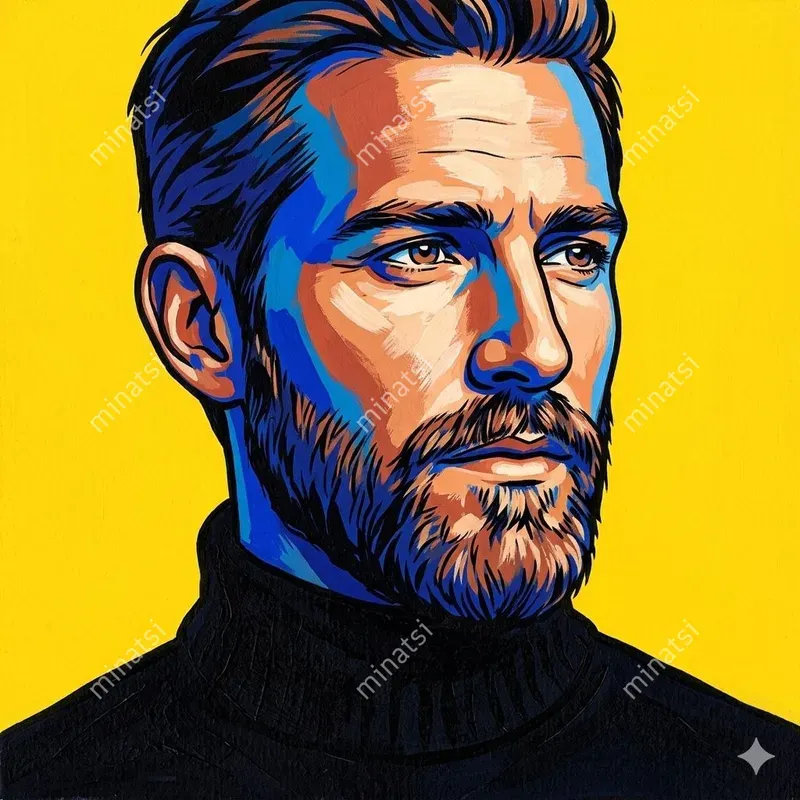 Pop Art Graphic Fauvist Portraiture