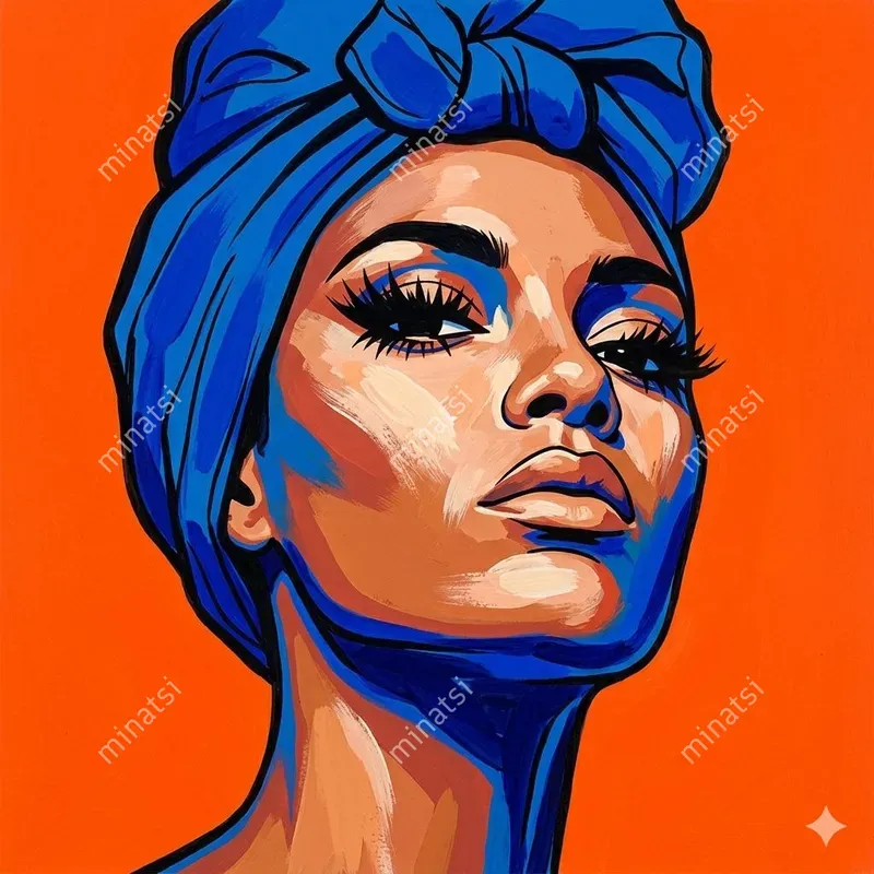 Pop Art Graphic Fauvist Portraiture