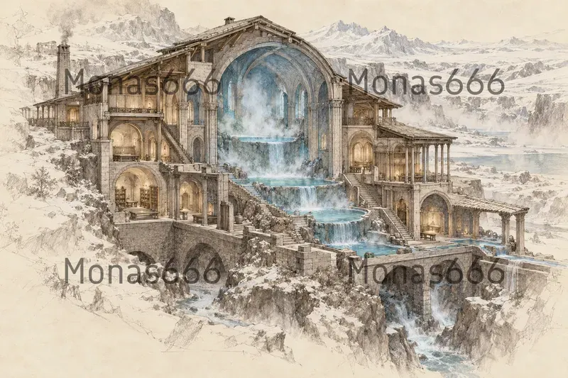 Imaginary Civic Venue Concept Art