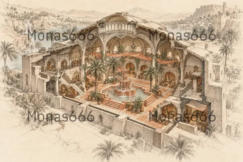 Imaginary Civic Venue Concept Art