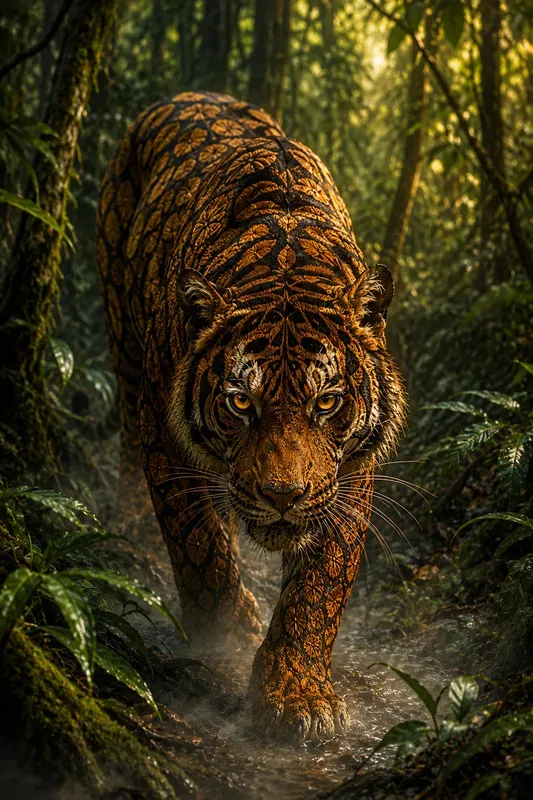 Batik Animal Kingdoms Nusantara