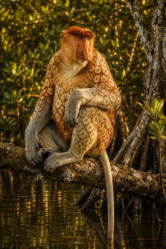 Batik Animal Kingdoms Nusantara