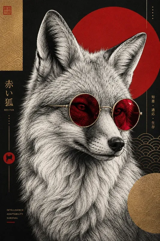 Graphic Wildlife Poster Art