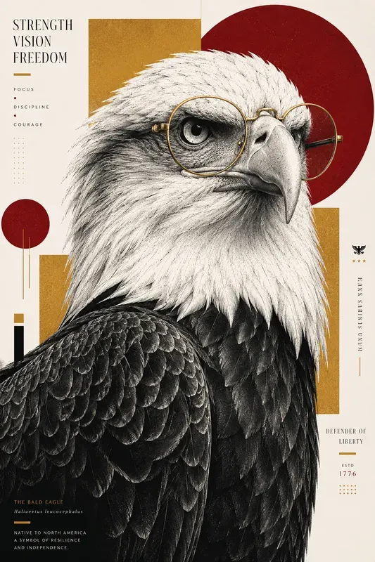 Graphic Wildlife Poster Art