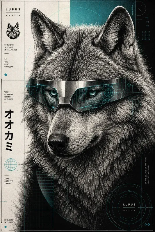 Graphic Wildlife Poster Art
