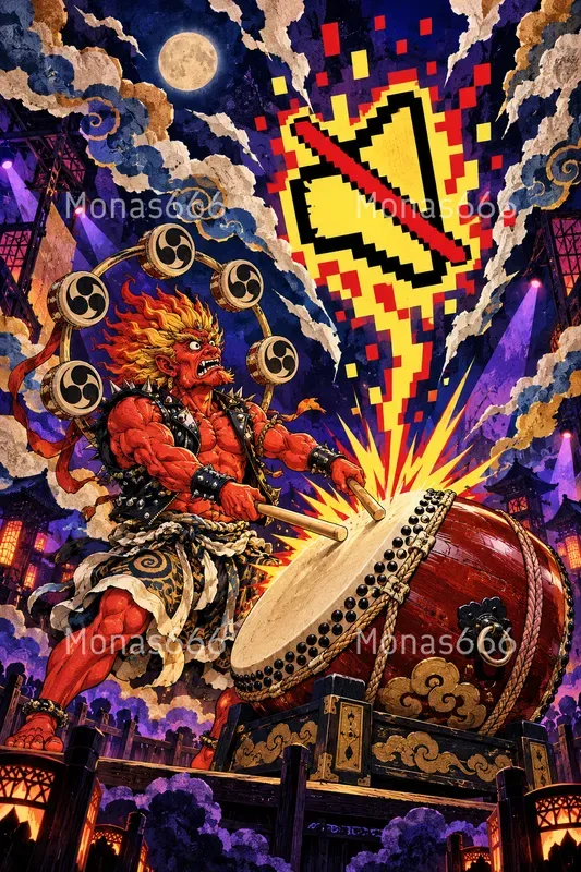 Psychedelic Akibapunk Concert Posters