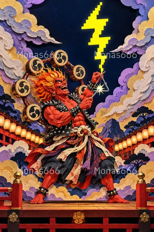 Psychedelic Akibapunk Concert Posters