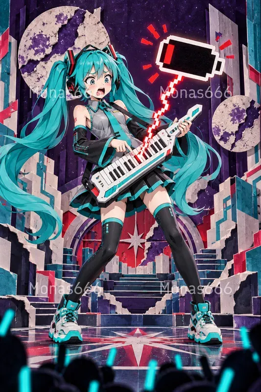 Psychedelic Akibapunk Concert Posters