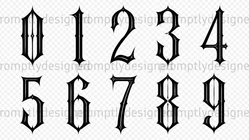 Gothic Editorial Font Concepts