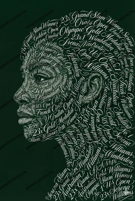 Famous Portraits Made From Words