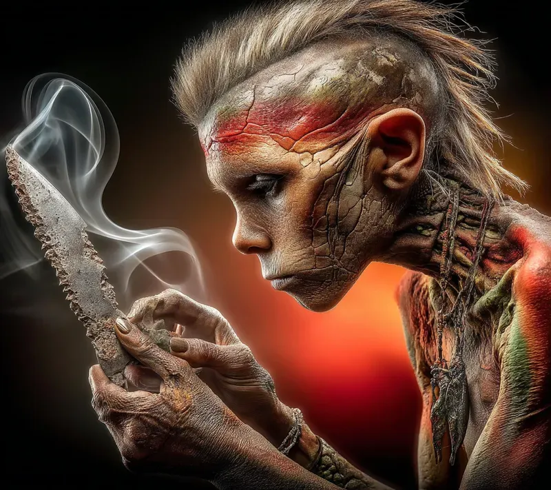 Mystical Gradient Smoke Art