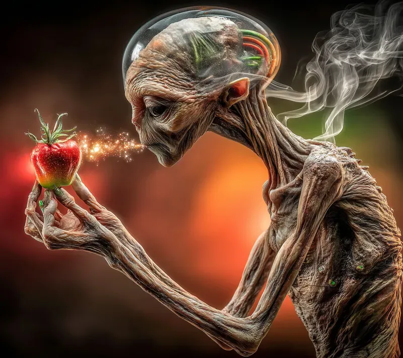 Mystical Gradient Smoke Art