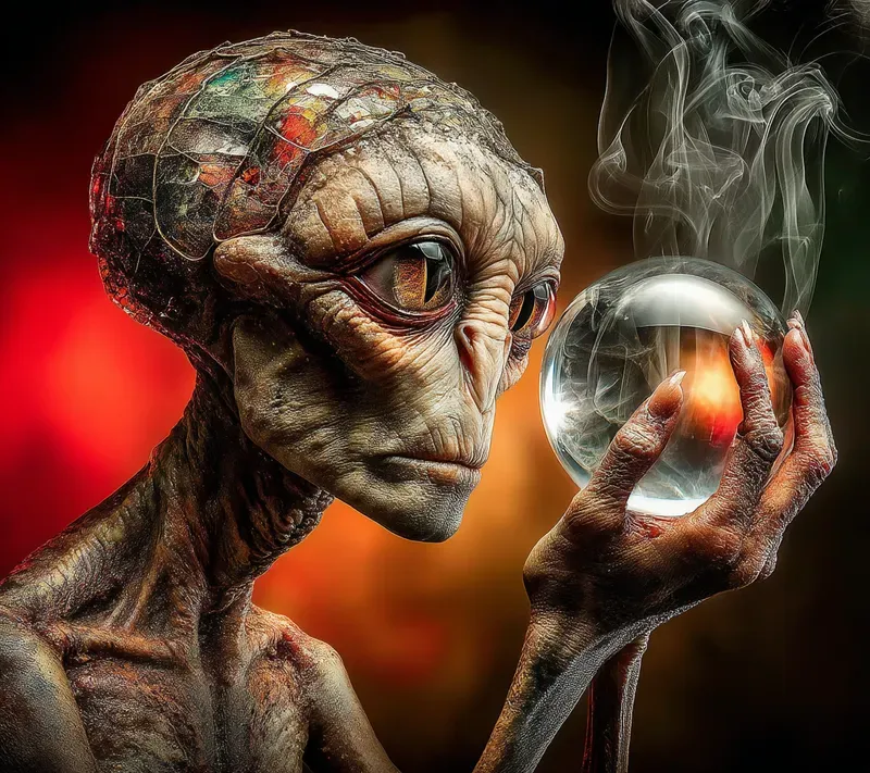 Mystical Gradient Smoke Art