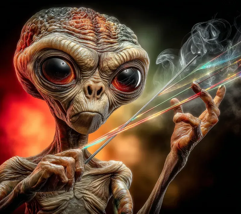 Mystical Gradient Smoke Art