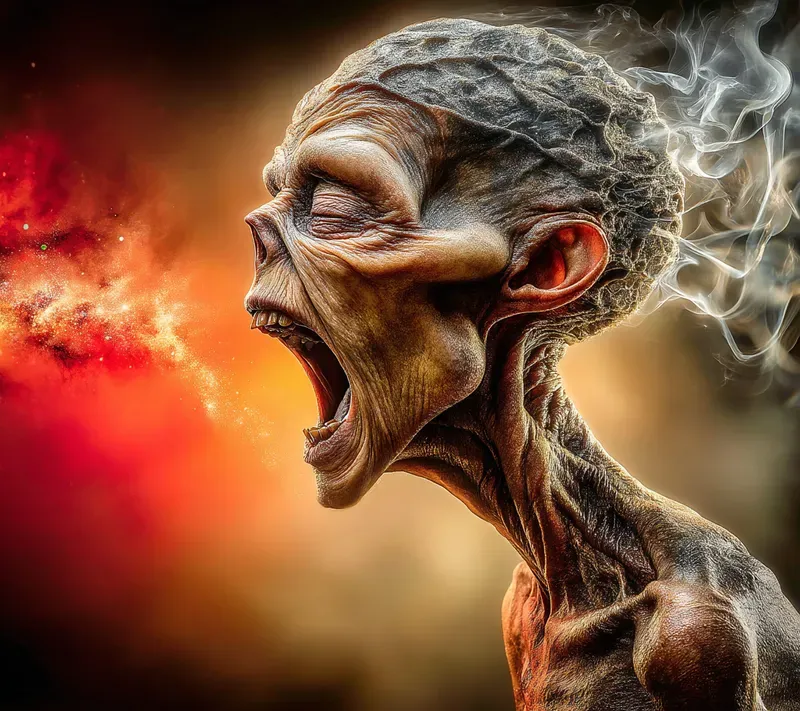 Mystical Gradient Smoke Art