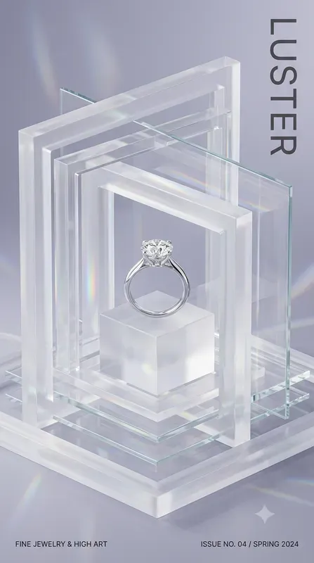 Frosted Acrylic Nesting Product Posters