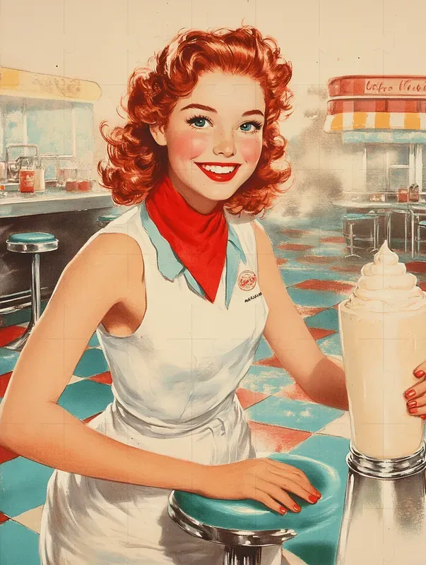 50s 60s Vintage Advertising Illustrations
