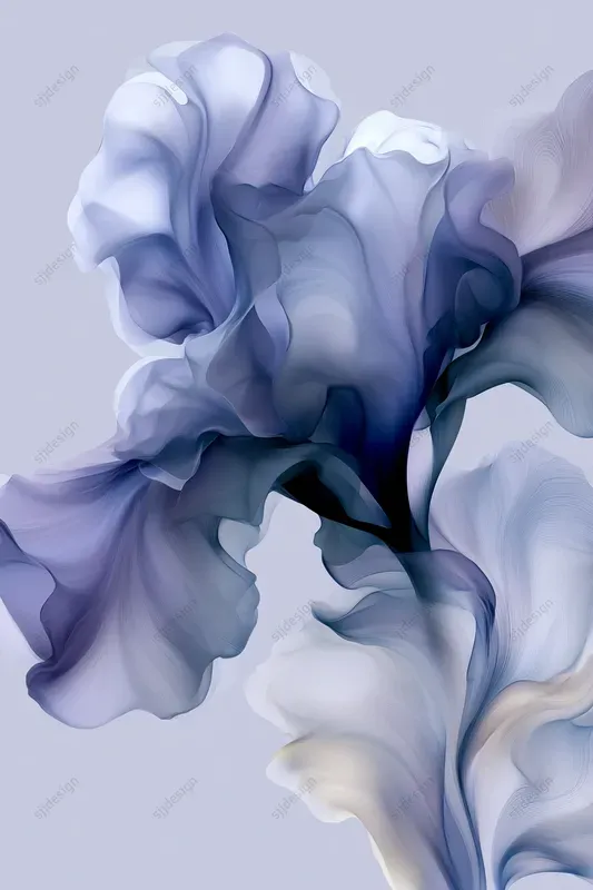 Translucent Floral Petal Art