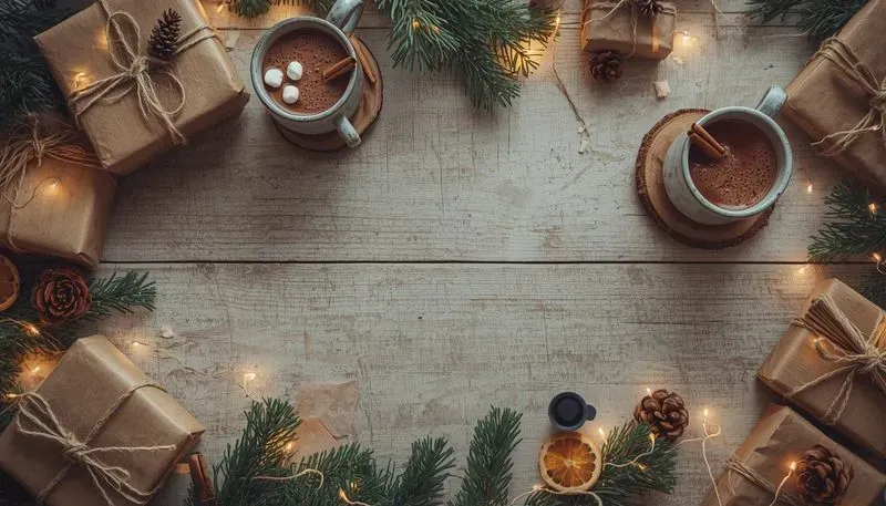 Winter Table Mockup Creator