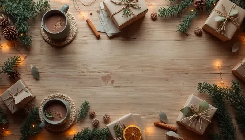 Winter Table Mockup Creator