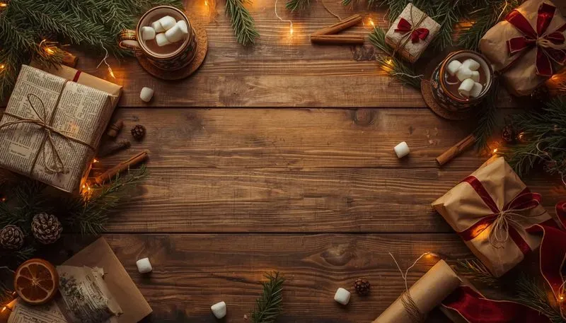 Winter Table Mockup Creator