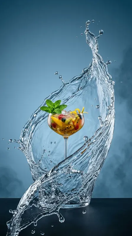 Liquid Flow Sculptural Food Stages