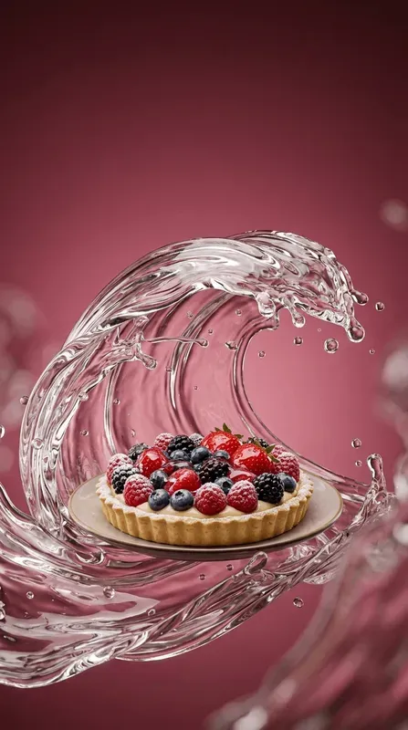 Liquid Flow Sculptural Food Stages