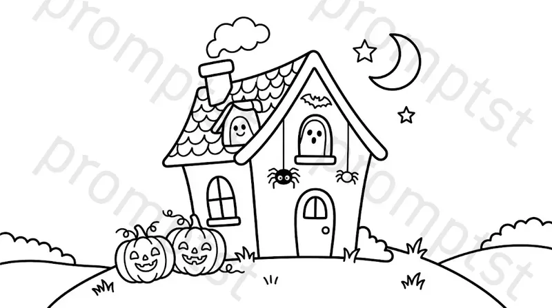 Halloween Themed Kids Coloring Books