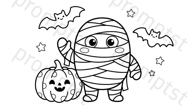 Halloween Themed Kids Coloring Books