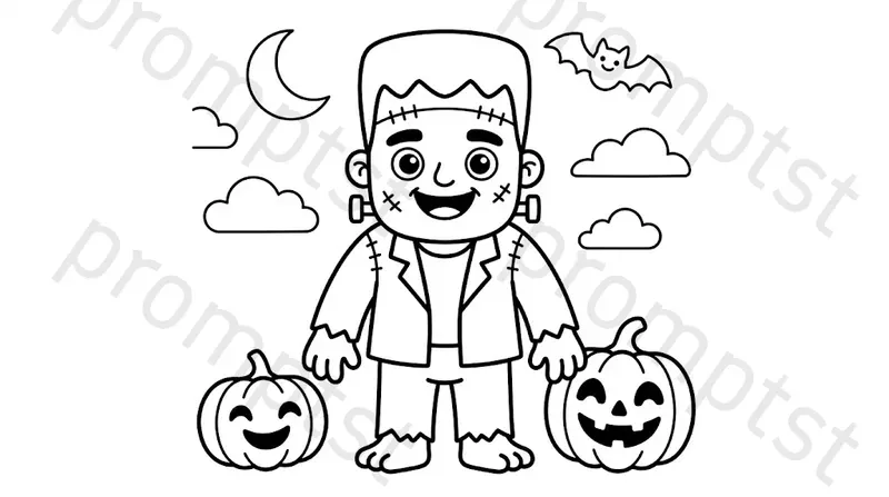 Halloween Themed Kids Coloring Books
