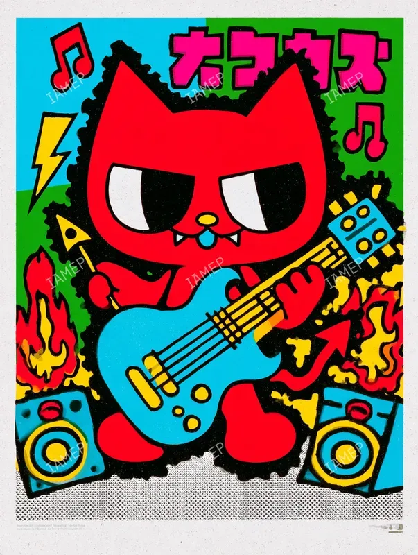 Cute Creepy Retro Mascot Posters