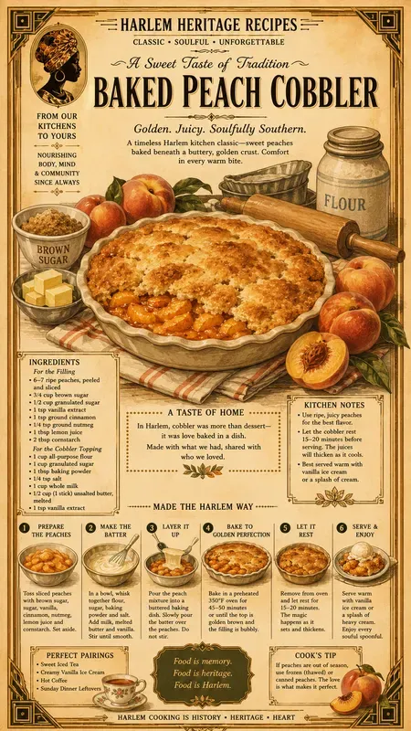 Harlem Food Recipe Book Infographics