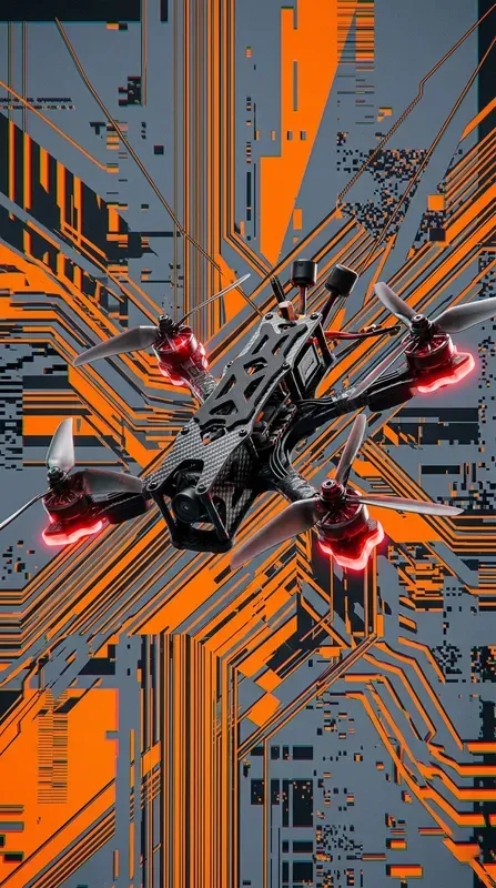 Glitch Editorial 3D Digital Stages