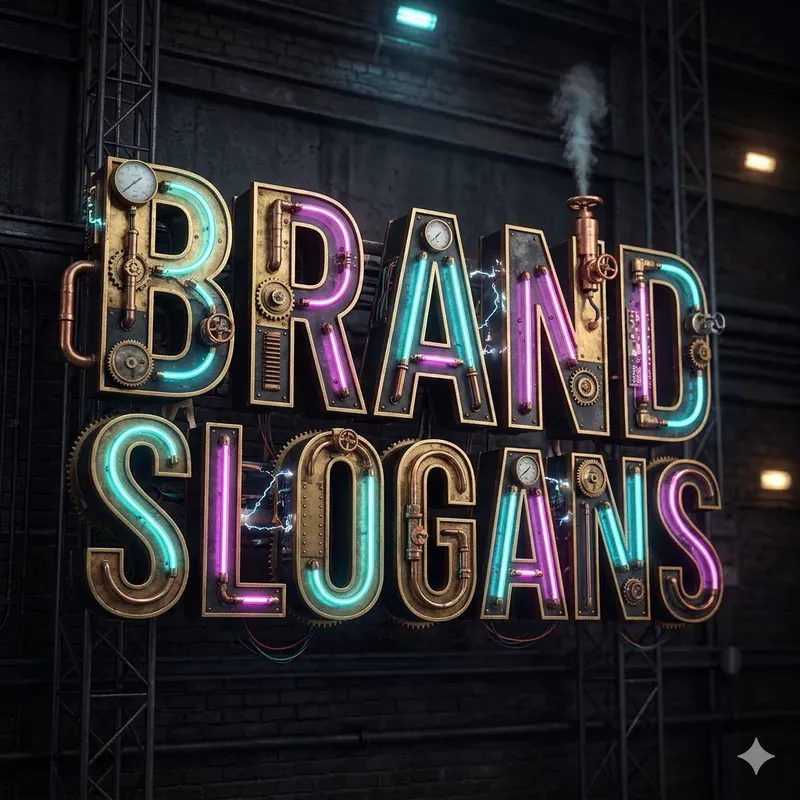 Industrial Neon Typography Artworks